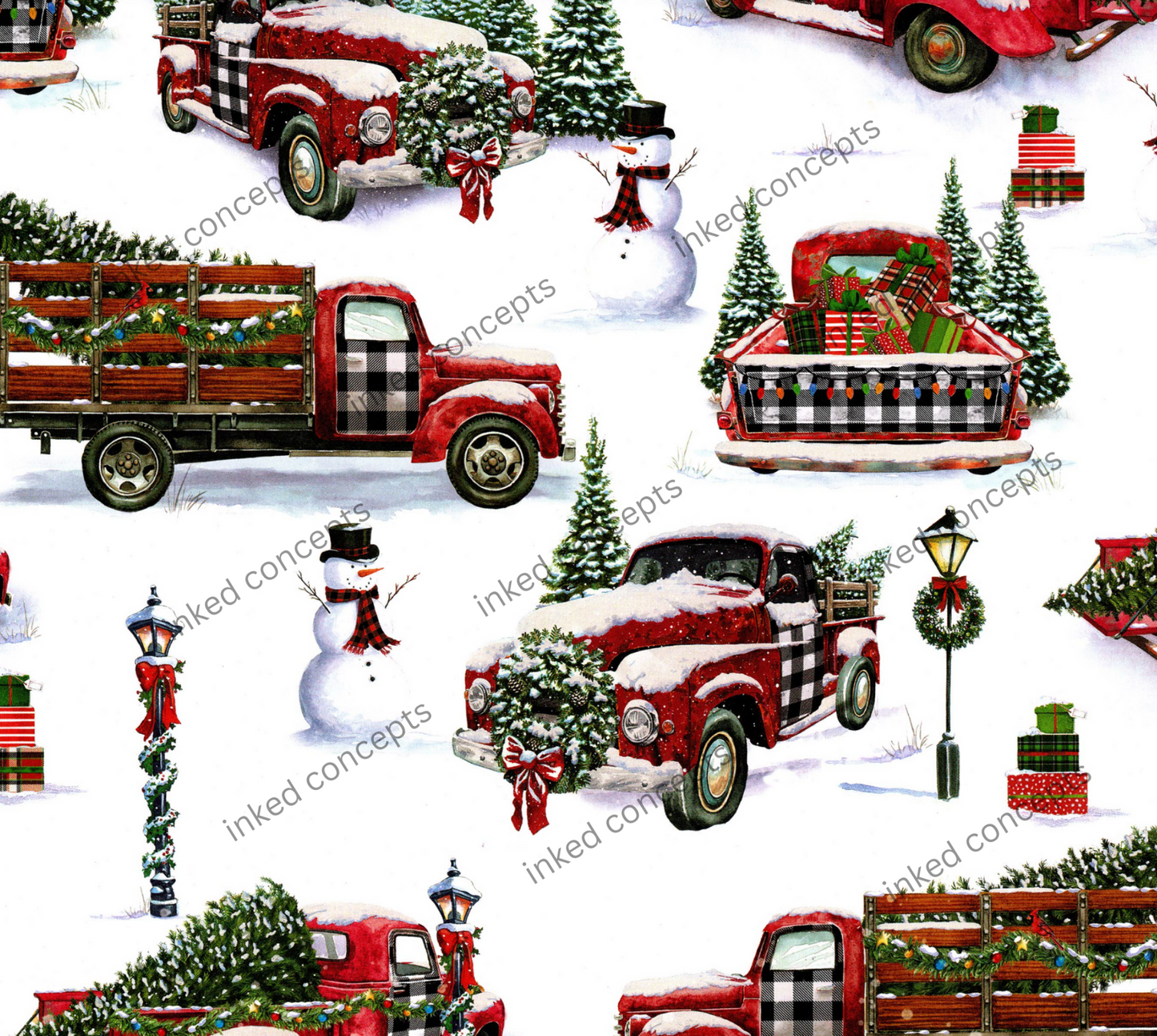 Christmas Antique Truck