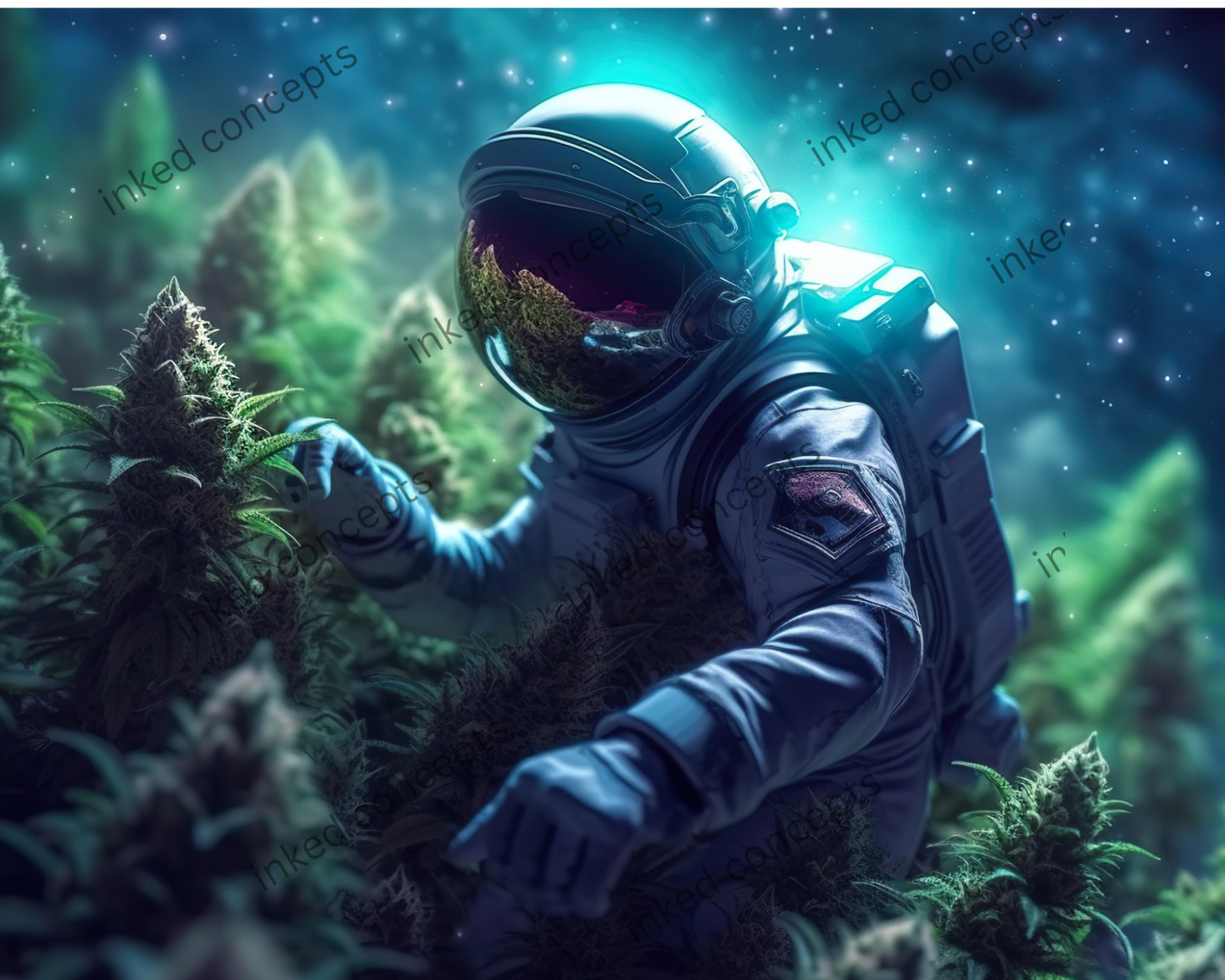 Cannabis Grow With Me to Outer Space (Glow Available)