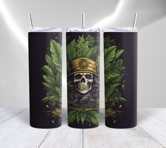 Cannabis Skull with Hat