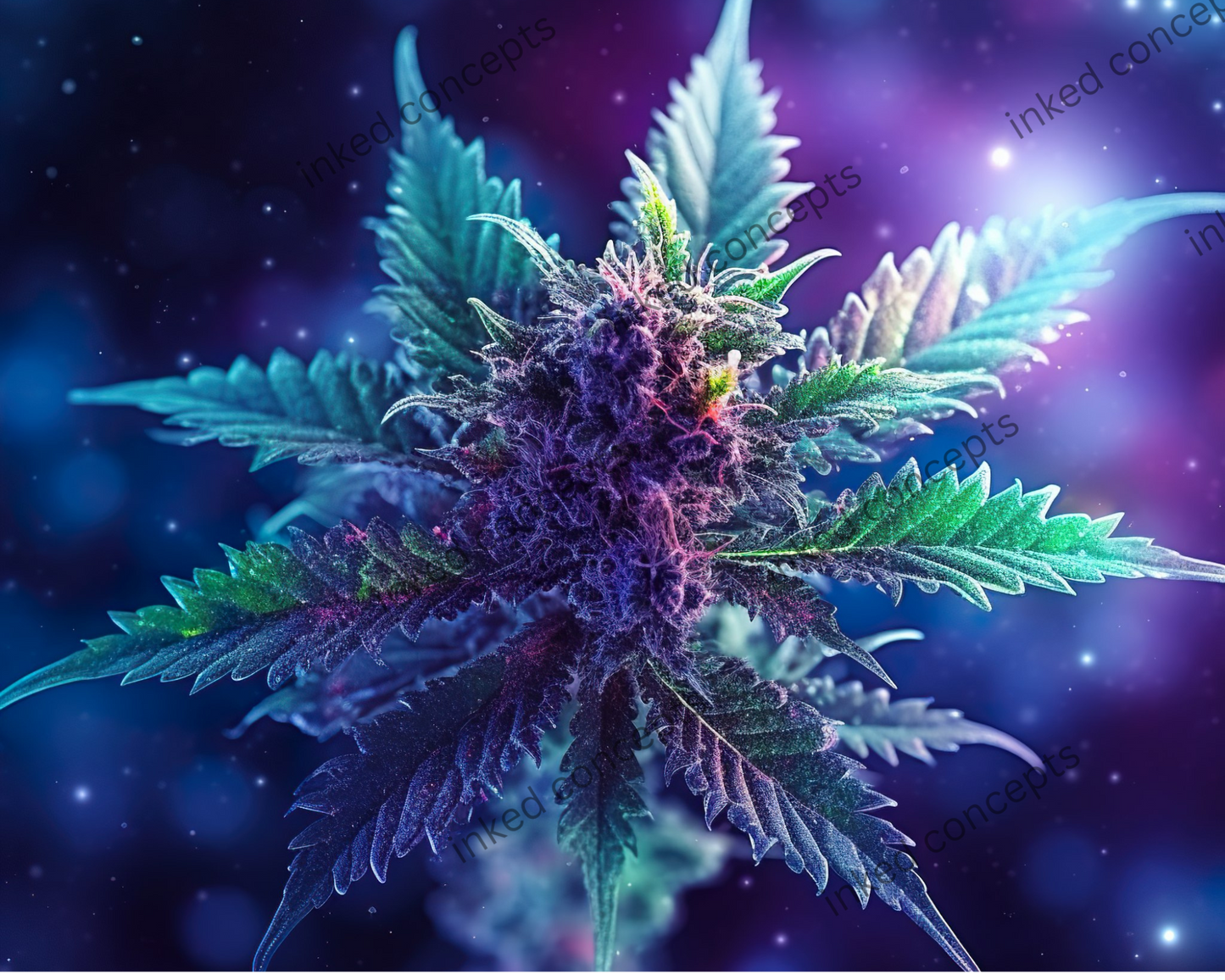 Cannabis Purple Haze (Glow Available)