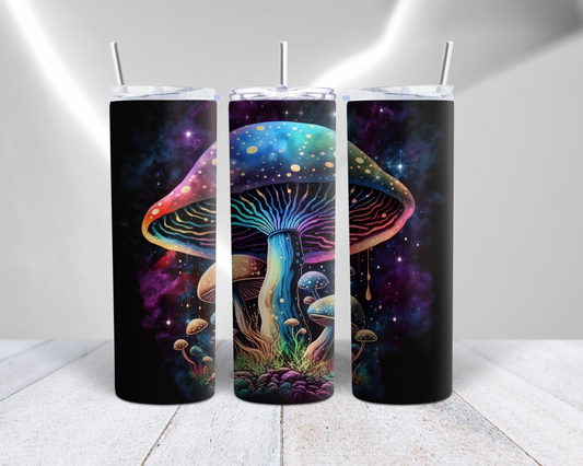 Trippy Galaxy Glow Mushroom (Glow Available)