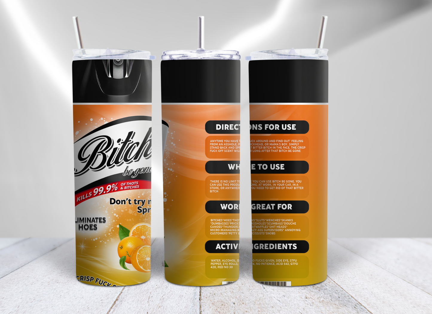 Bitch Be Gone Scents With Black Spray Nozzle