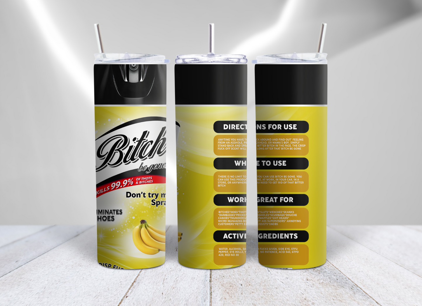 Bitch Be Gone Scents With Black Spray Nozzle