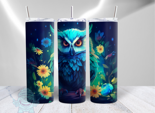 Beautiful Blue Owl (Glow Available)