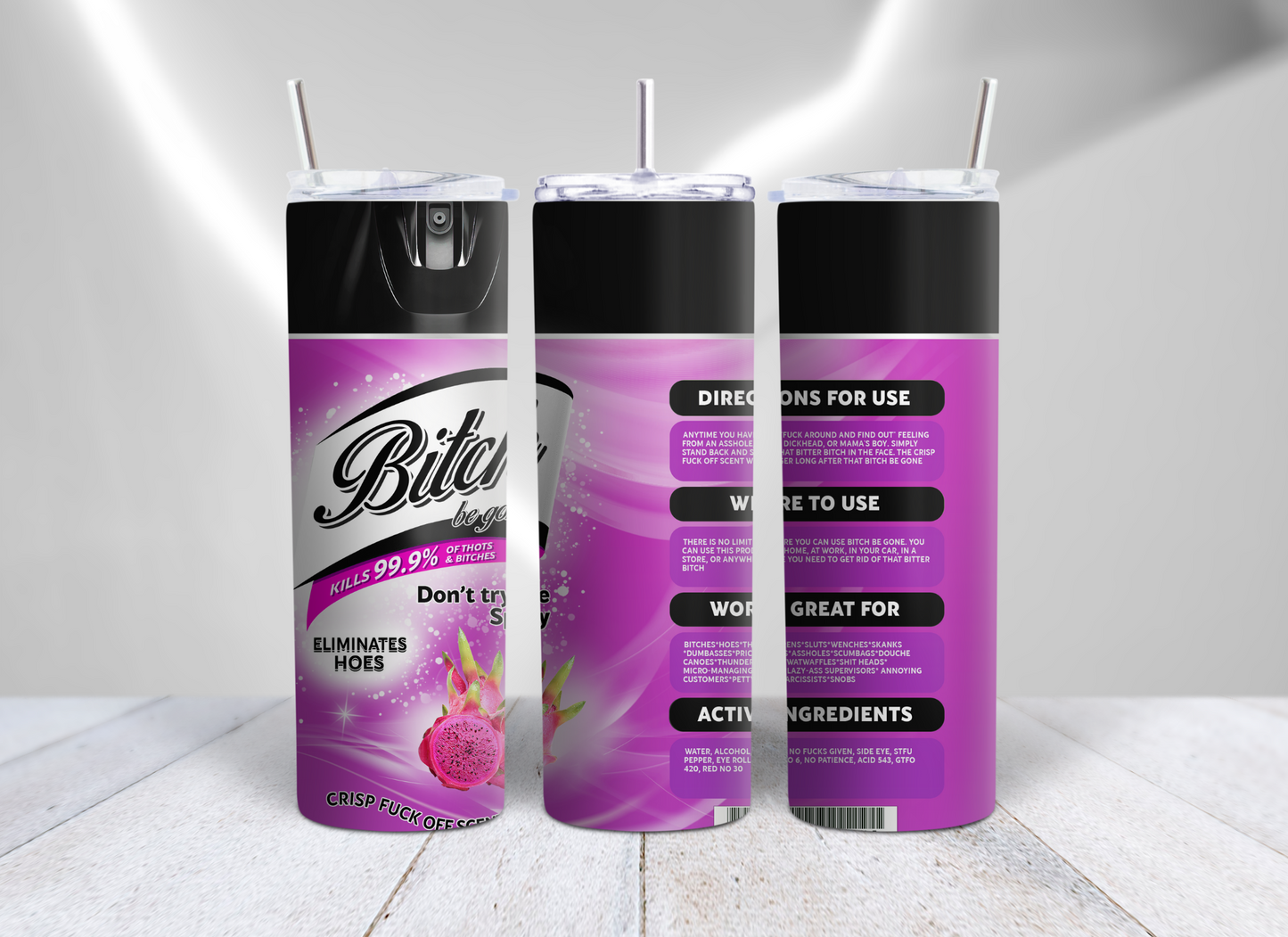 Bitch Be Gone Scents With Black Spray Nozzle