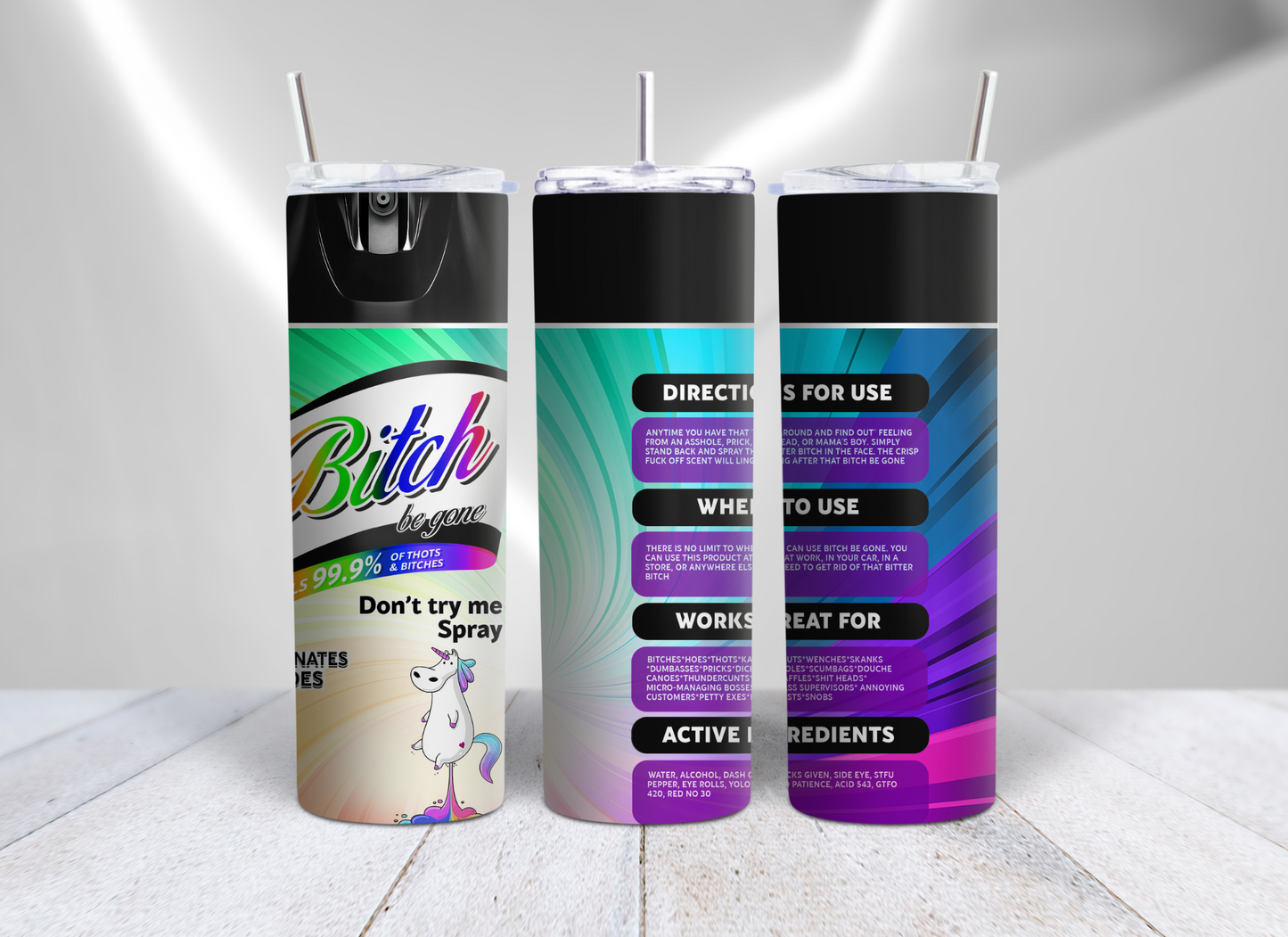 Bitch Be Gone Scents With Black Spray Nozzle