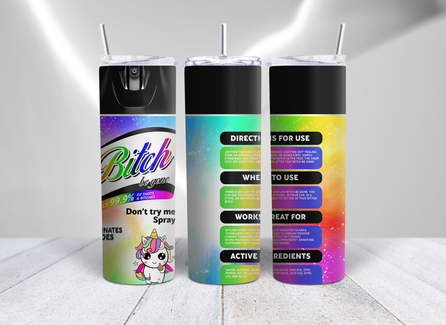 Bitch Be Gone Scents With Black Spray Nozzle